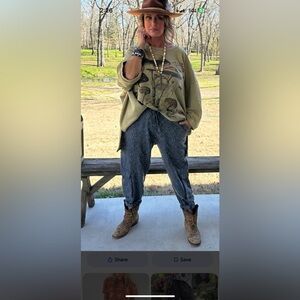 NWOT Jaded Gypsy Diamond in the Rough Joggers